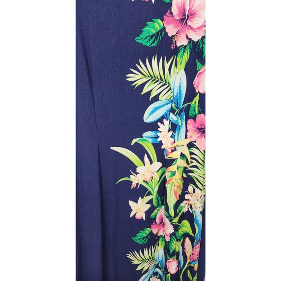 Tommy Bahama Women's Tropicalia Shift Dress, Size M, In Island Navy, Knee Length - Picture 4 of 8